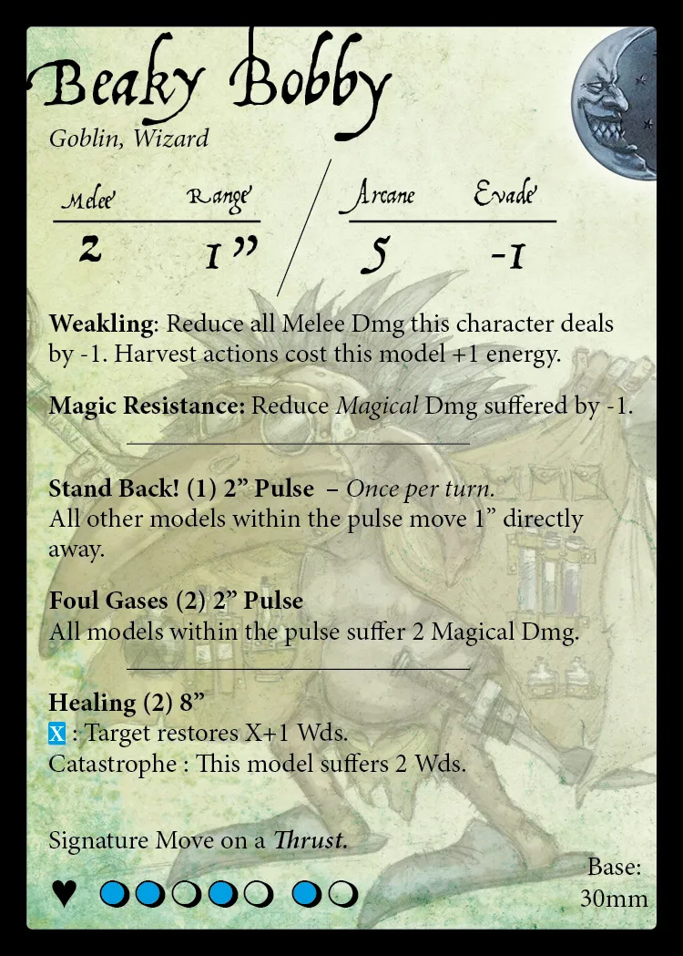 Beaky Bobby stat card