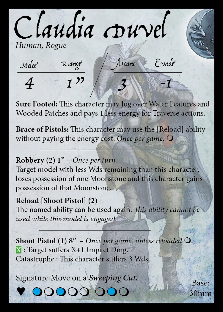 Claudia Duvel stat card