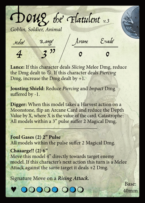 Doug, the Flatulent stat card