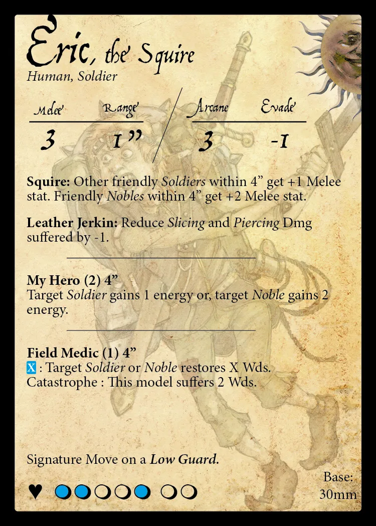 Eric, the Enlightened stat card