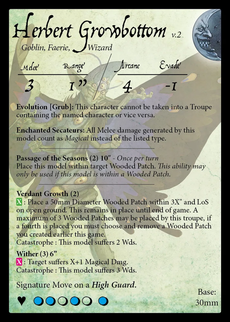 Herbert Growbottom stat card