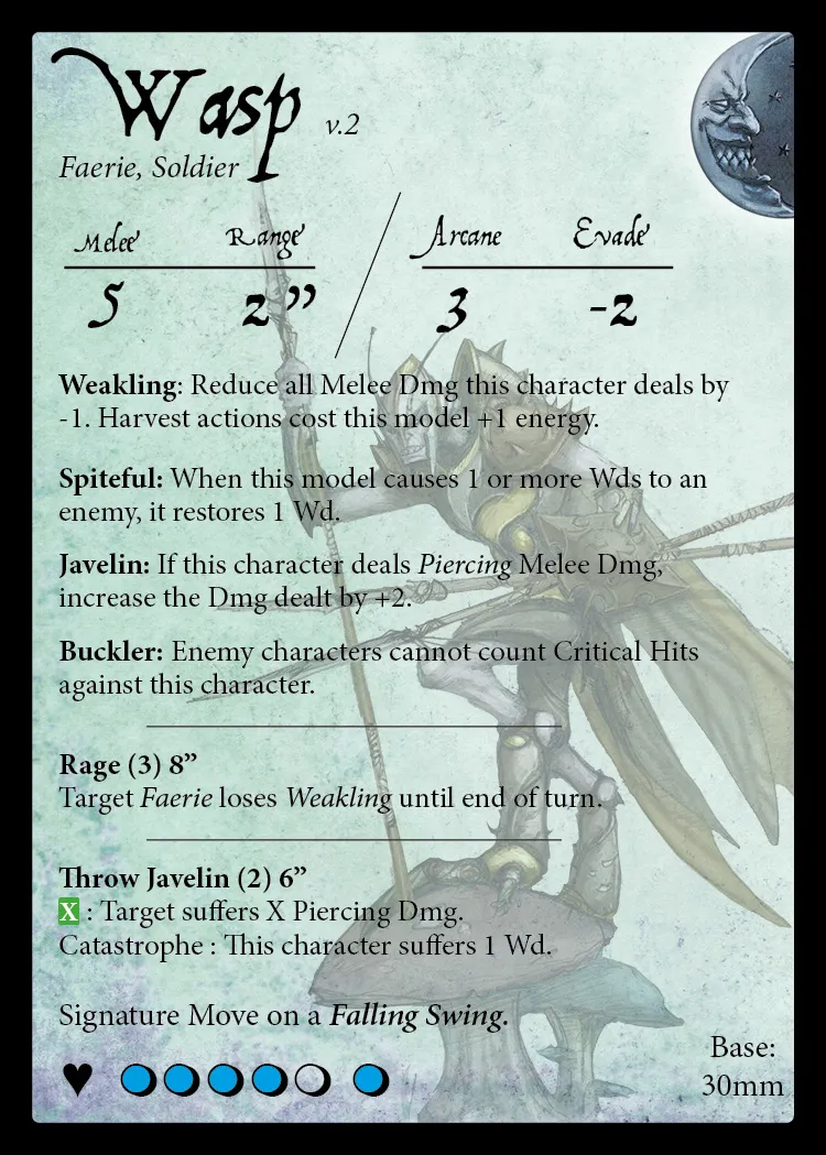 Wasp stat card